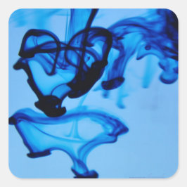 Pegatina Cuadrada Dye Heart