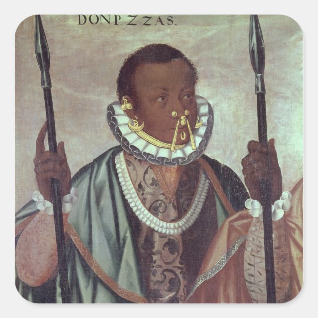 Pegatina Cuadrada Ecuatoriano de Quito (Anverso)