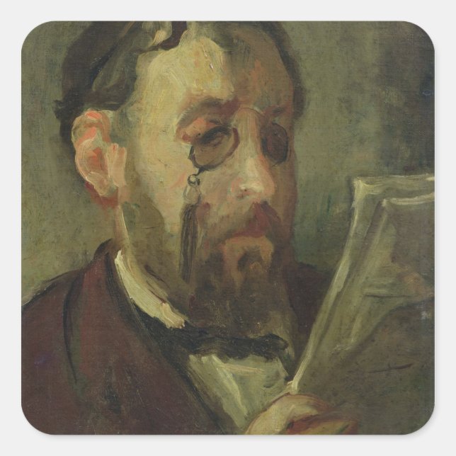 Pegatina Cuadrada Edgar Degas (Anverso)