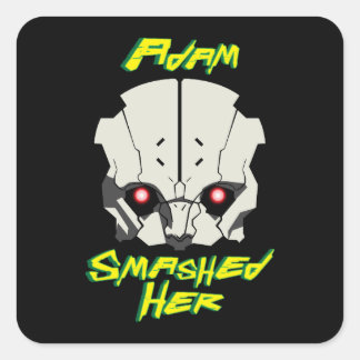 Pegatina Cuadrada edgerunners adam smasher
