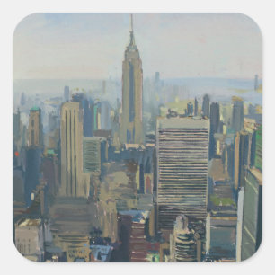 Pegatina Cuadrada Edificio Empire State 2012