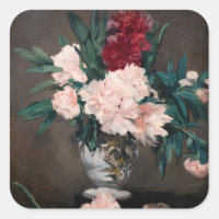 Edouard Manet - Vase de Peonies en Pedestal pequeñ