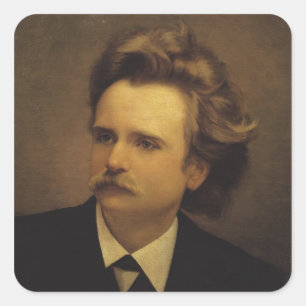Pegatina Cuadrada Edvard Hagerup Grieg