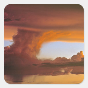 Pegatina Cuadrada EE. UU., Arizona, Parque Nacional del Gran Cánion.