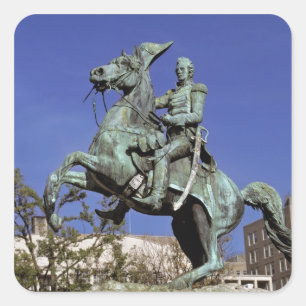 Pegatina Cuadrada EE.UU., Distrito de Columbia. El triunfante,