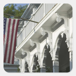 Pegatina Cuadrada EE. UU., MASSACHUSETTS, Martha's Vineyard:
