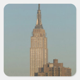 Pegatina Cuadrada EE. UU., Nueva York, Ciudad de Nueva York, Manhatt