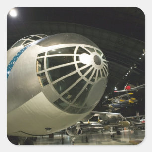 Pegatina Cuadrada EE. UU., Ohio, Dayton: Museo de la Fuerza Aérea de