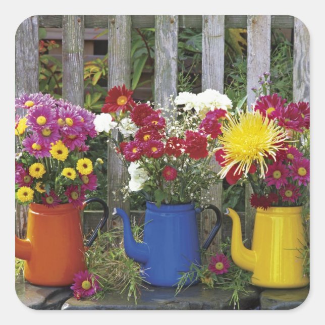 Pegatina Cuadrada EEUU, Oregón, Portland. Esmalte antiguo (Anverso)