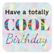 Efecto de neón Grafiti Moderno Cumpleaños Totalmen