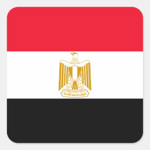 Pegatina Cuadrada Egipto
