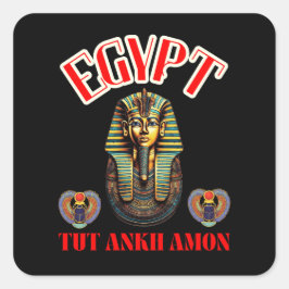 PEGATINA CUADRADA EGIPTO