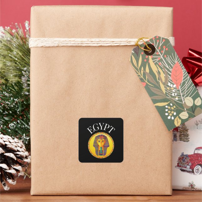 PEGATINA CUADRADA EGIPTO (Vacaciones)
