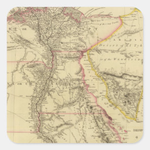 Pegatina Cuadrada Egipto 15