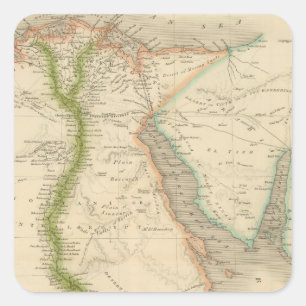 Pegatina Cuadrada Egipto 8