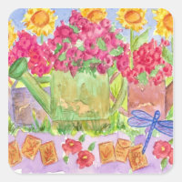 El agua del jardín puede flamear el Bouquet de ver