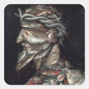 Pegatina Cuadrada El Almirante