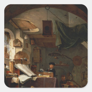 Pegatina Cuadrada El alquimista