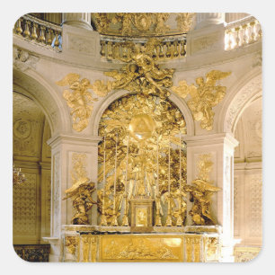 Pegatina Cuadrada El Altar en la Capilla Real (foto)