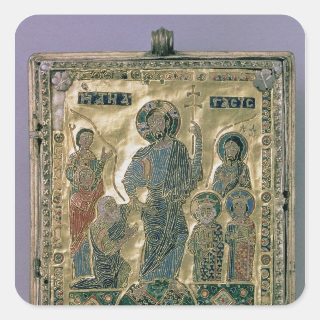 Pegatina Cuadrada El Anastasis (Anverso)