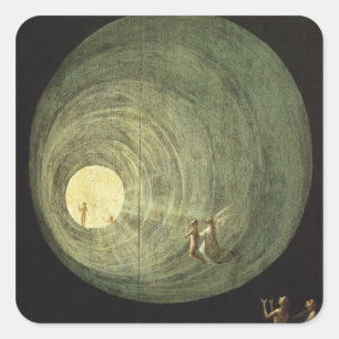 Pegatina Cuadrada El ascenso de los bendecidos