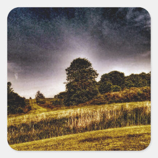 Pegatina Cuadrada El asombroso parque