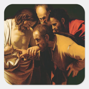 Pegatina Cuadrada El aumento de Santo Tomás, 1602-03