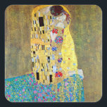 Pegatina Cuadrada El beso 2 de Gustav Klimt<br><div class="desc">Esta pintura titulada The Kiss 2 fue realizada por el famoso artista Gustav Klimt. Sobre Gustav Klimt Gustav Klimt fue un pintor simbolista austríaco y uno de los miembros más destacados del movimiento secesión de Viena. Se convirtió en uno de los miembros fundadores y presidente de la Sesión Wiener en...</div>