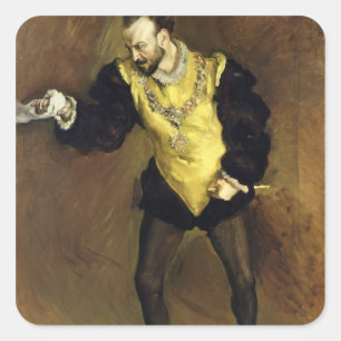 Pegatina Cuadrada El 'Black D'Andrade', 1903