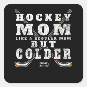 Pegatina Cuadrada El cambio climático es el clima I para hombres, mu