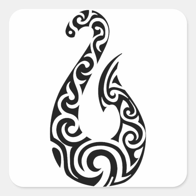 PEGATINA CUADRADA EL CAMINO TRIBAL (Anverso)