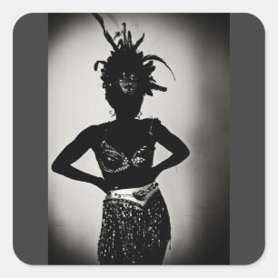 Pegatina Cuadrada el carnaval es una b***