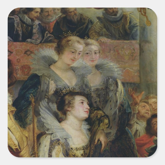 Pegatina Cuadrada El Ciclo Medici 2 (Anverso)