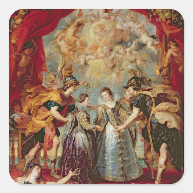 Pegatina Cuadrada El Ciclo Médico (Anverso)