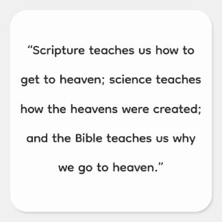 Pegatina Cuadrada El cielo