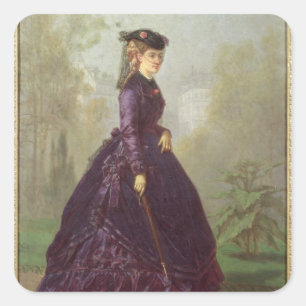 Pegatina Cuadrada El Cocodette, 1867