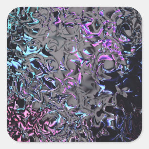 Pegatina Cuadrada El desastre de los años 80