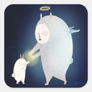 Pegatina Cuadrada El desear en las estrellas 2013