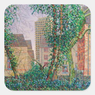 Pegatina Cuadrada El día más corto