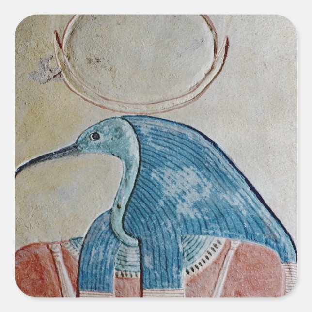 Pegatina Cuadrada El Diablo Thoth (Anverso)