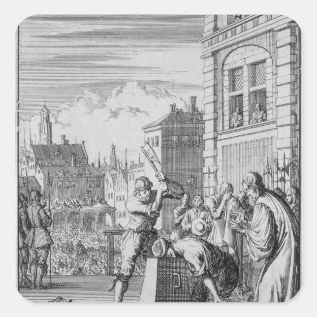 Pegatina Cuadrada El Escudo Riven (Anverso)