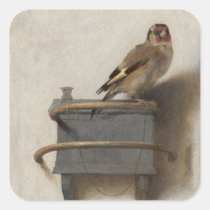Pegatina Cuadrada El Goldfinch