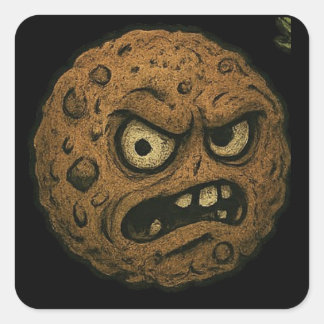 Pegatina Cuadrada El GrumpChuck de Lasanghetti