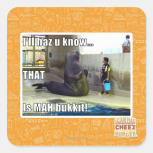 Pegatina Cuadrada El haz u sabré