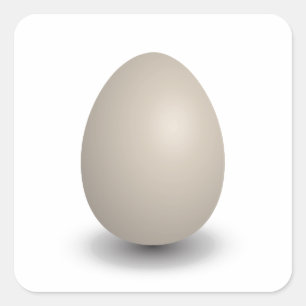 Pegatina Cuadrada el huevo perfecto