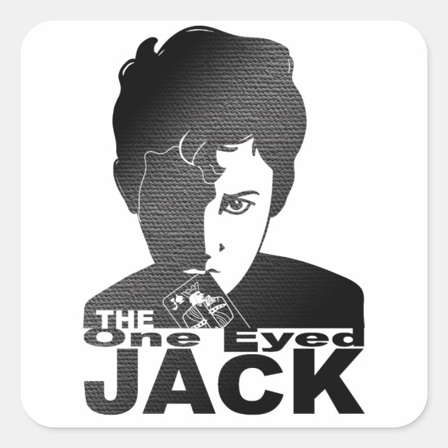 Pegatina Cuadrada El Jack de un ojo (Anverso)
