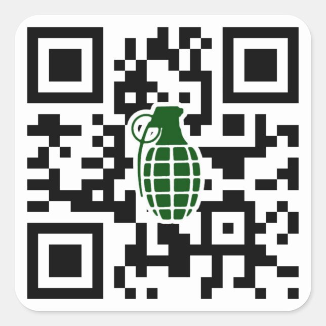 Pegatina Cuadrada El juego (Anverso)