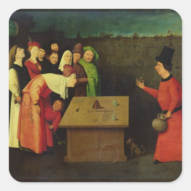 Pegatina Cuadrada El jurado (Anverso)