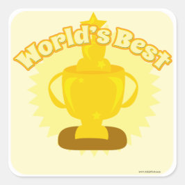 Pegatina Cuadrada ¡El mejor diseño de personalizable del mundo!