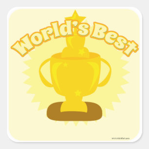 Pegatina Cuadrada ¡El mejor diseño personalizable del mundo!